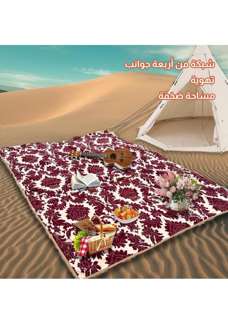 ماركة غير محددة - فرشة رحلات مع فتحة نار البراري مقاسات 295*195سم - Image 1