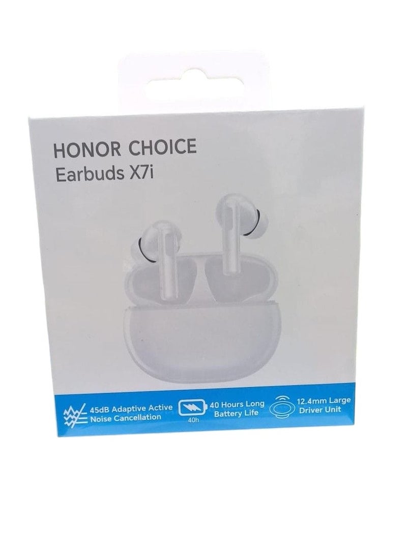 Honor Choice Earbuds X7i with 40 Hours Battery Life and Actie Noise Cancellation White - Image 4