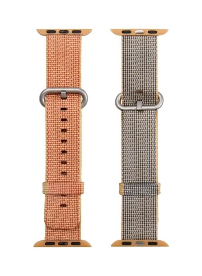 NIBEMINENT Replacement Strap Watchband For Apple Watch Series 6/SE/5/4/3/2/1 38mm - 40mm Gold - Image 3