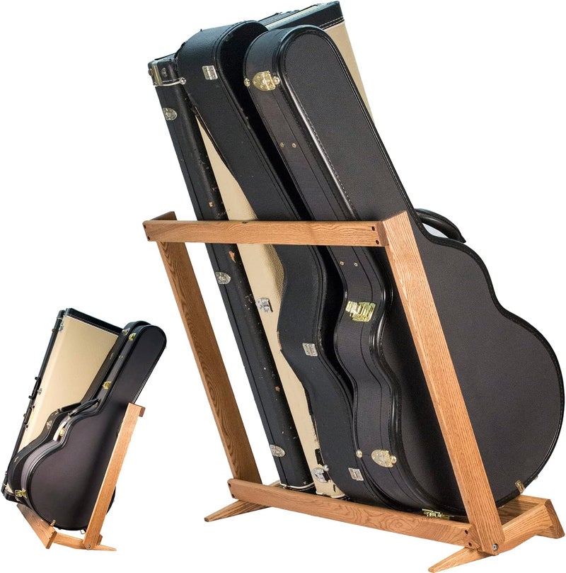 String Swing CC29 Folding Hardwood Guitar Case Rack - Image 1