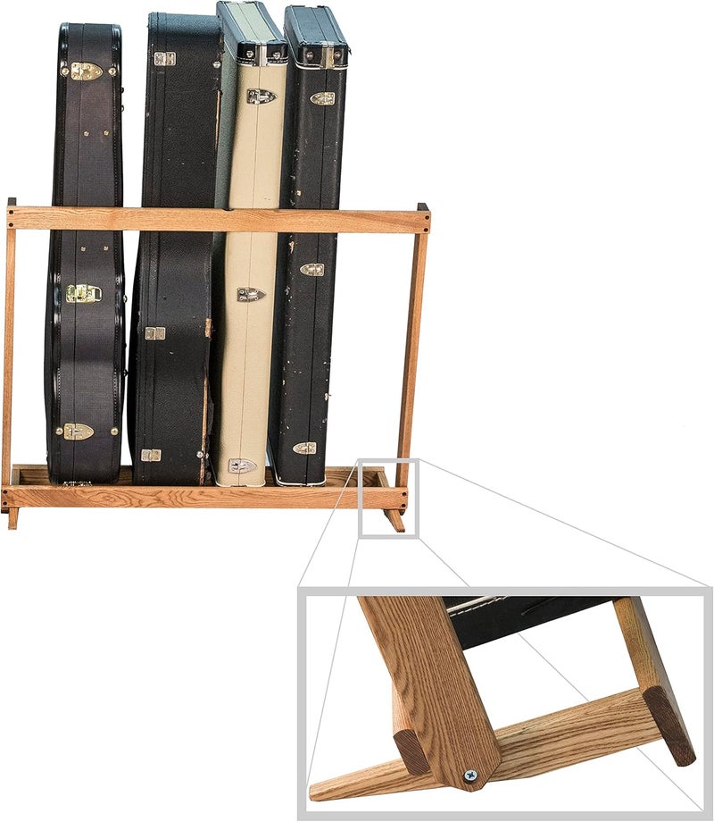 String Swing CC29 Folding Hardwood Guitar Case Rack - Image 3