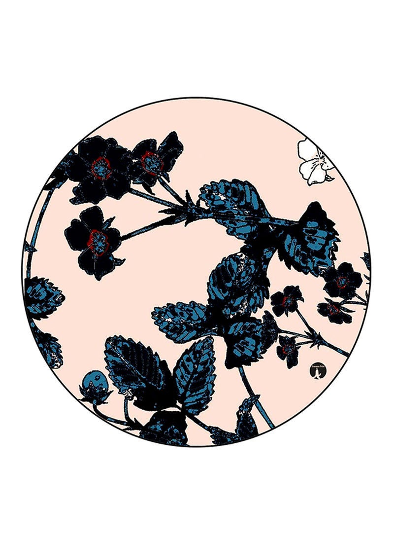 Flowers Printed Mouse Pad Multicolour