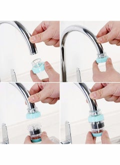 Excefore Activated Carbon Water Faucet, Faucet Water Filters, Removes Chlorine Fluoride Heavy Metals Hard Water Softener Water Tap Filter for Kitchen, Home, Bathroom (4 Color)  - Image 2