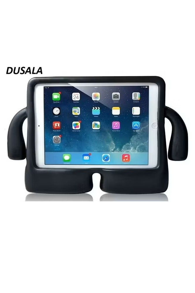 DUSALA Kids Shock‑Proof EVA Case with Handle & Stand for iPad Pro 11 Inch Bright Durable Cover(Black)