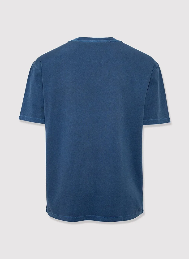 Mavi Logo Printed Navy T-Shirt