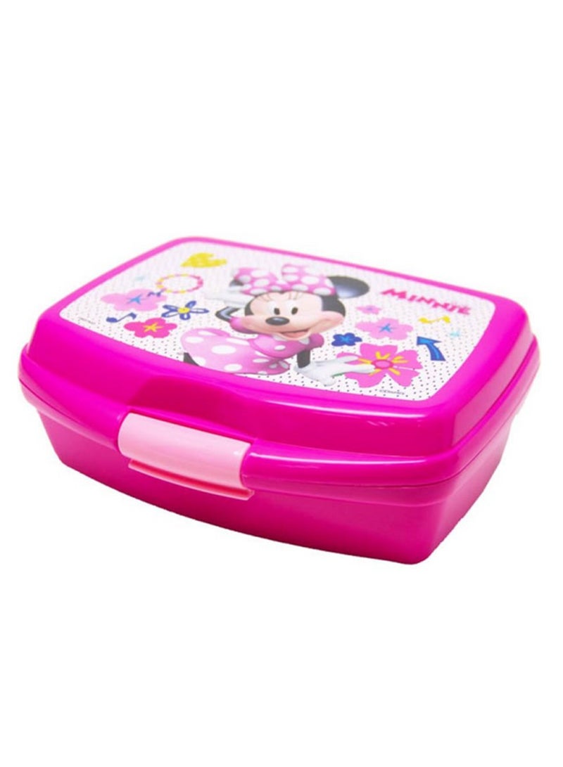 Minnie Mouse High Quality Durable Rectangular Lunch Box Pink  - Image 2
