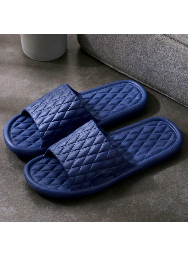 Bathroom Anti-slip Shower Indoor Soft Light Weight Flat Sandals Slippers for Indoor Outdoor Blue 44 - 45 - Image 1