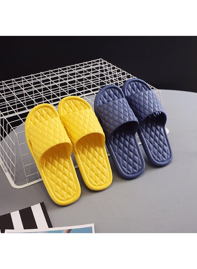 Bathroom Anti-slip Shower Indoor Soft Light Weight Flat Sandals Slippers for Indoor Outdoor Blue 44 - 45 - Image 2
