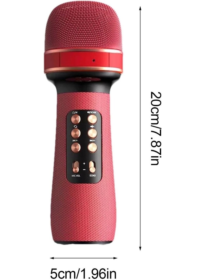 DLC Portable 7-in-1 Karaoke Wireless Microphone Handheld Mic Speaker Singing Home Party Birthday Wedding for All Smartphones Gift for Kids, Friends - Image 4