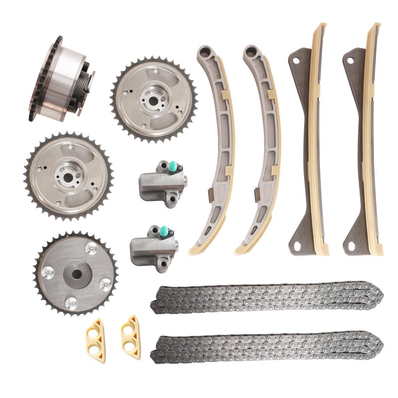 مجموعة سلسلة توقيت المحرك JAVOUKA 14 قطعة مع تروس الشد 33L 38L لكيا سورينتو سيدونا ستينجر تيليورايد كادينزا K900 لهيونداي جينيسيس أزيرا باليسيد سانتا 20122022 243703CGA0 243213L100