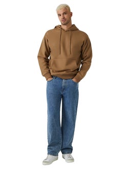 FOREVER 21 Drop-Sleeve Drawstring Hoodie  - Image 1