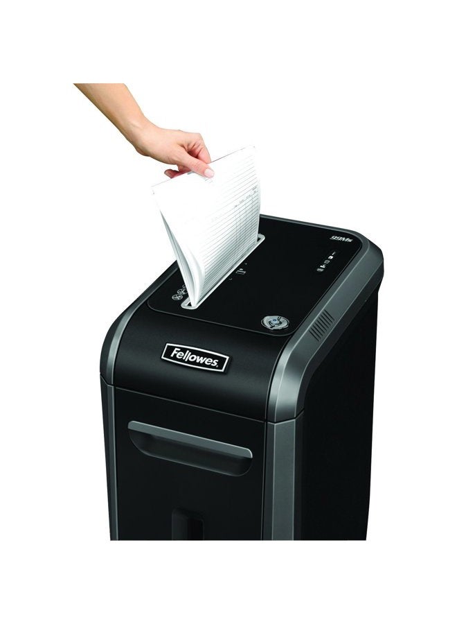 Fellowes 4609001 Powershred 99Ms 14-Sheet Micro-Cut Heavy Duty Paper Shredder with Auto Reverse, Black/Dark Silver, 25.2" x 11.4" x 17.3" - Image 3
