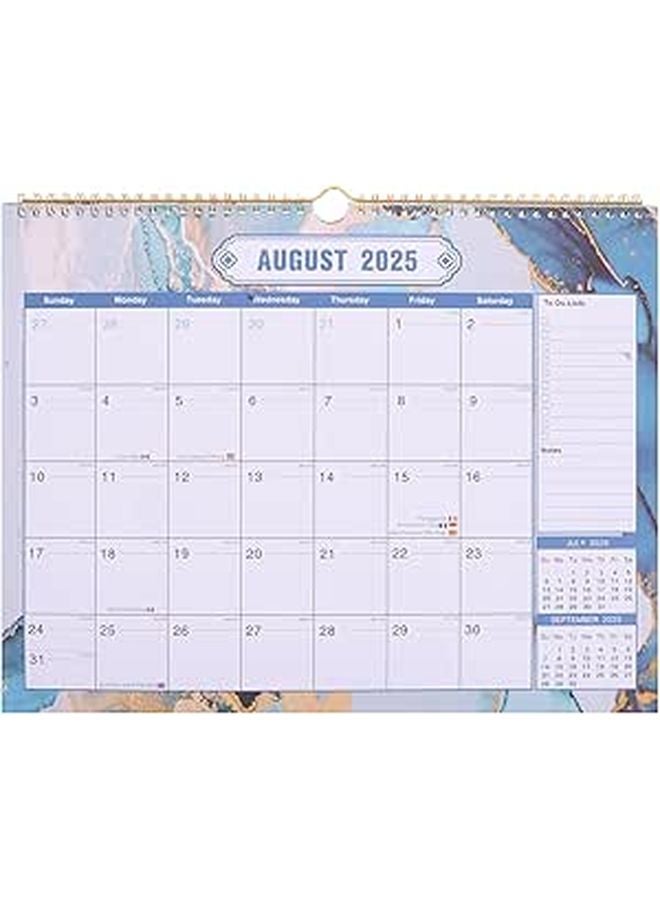 2025 2026 18 Month Hanging Wall Calendar Large Yearly Organizer for Home Office - Image 1
