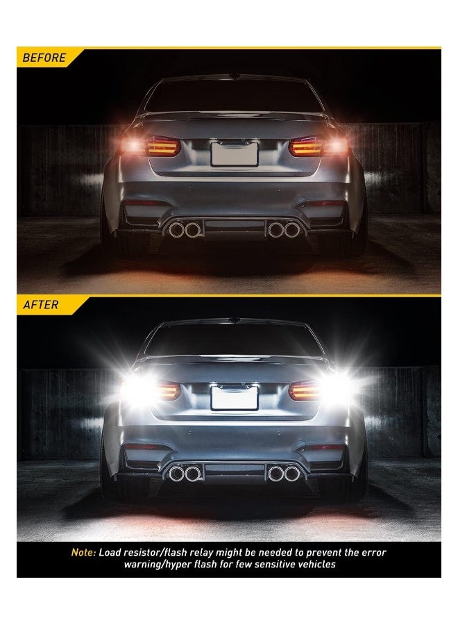 Led Tail Lights Bulb, 2Pcs T20 7440 7443 High Brightness Reverse Light Bulb Tail Light Running Light Brake Light, 400% Brightness. Enhance Your Car/RV/Trailer/Camper's Visibility - Image 1
