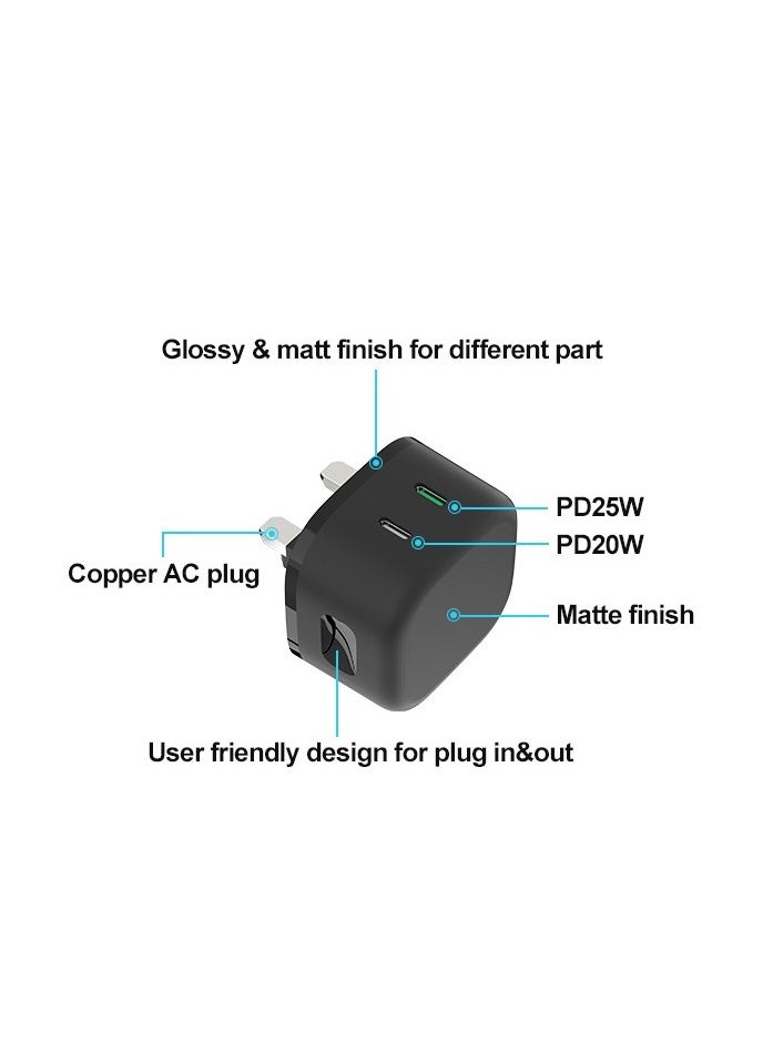 TC-300 45W GaN Charger with TYPE-C Cable