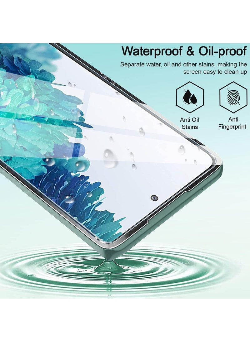 TIGER 2 Pack 5D Tempered Glass Screen Protector for Samsung Galaxy – Ultra HD Clear Full Coverage Film, Scratch Resistant, Case Friendly, Bubble-Free, Easy Installation, Anti-Fingerprint, Touch Sensitive, Shatterproof Screen Guard for Ultimate Protection (SAMSUNG A14) - Image 3