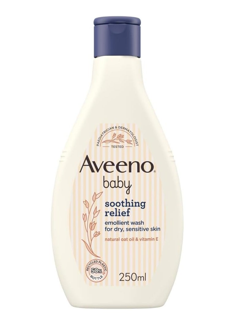 Aveeno Baby Aveeno baby soothing relief emollient wash, 250ml 
