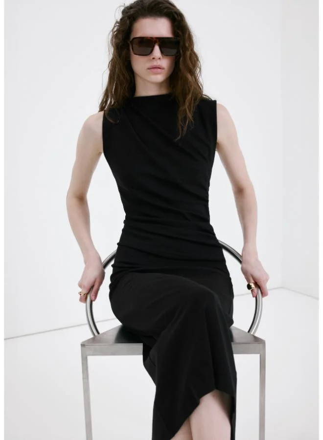 MANGO  Long draped dress for Women | Best Price UAE