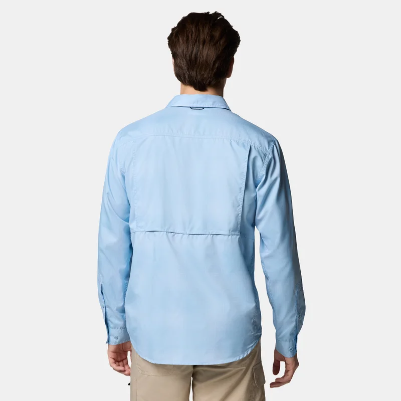 Columbia Blue Men's Silver Ridge™ Utility Lite Plaid Shirt for Men | Best Price UAE