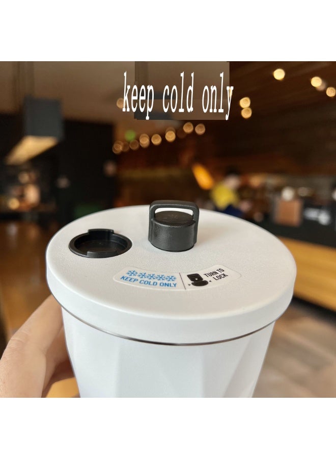 TYESO Stainless Steel Vacuum Insulated Straw Mug Large Capacity for Sports, Travel, and School，Insulated Water Bottle Keep Cold 24H, Leak-Proof 600ml - Image 2