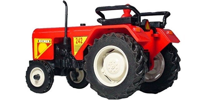Centy Toys Plastic Eicher Popular Tractor Series Miniature Pull Back Action Toy- Multicolor, 36 Months - Image 2