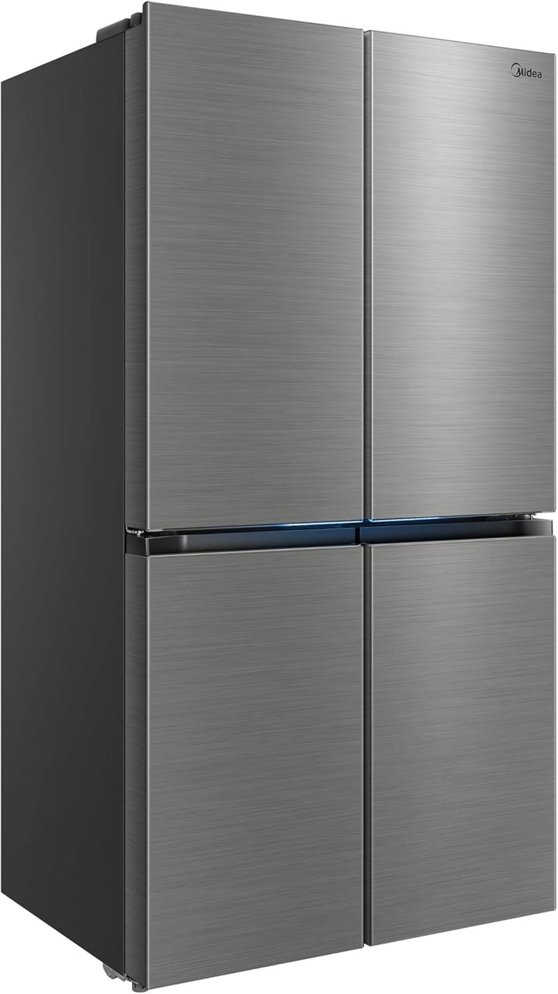 Midea SPACE MASTER 923L Gross / 704L Net Four Door Refrigerator 
MDRM923CIE46M – Auto Ice Maker, Built-In Water Pitcher, Smart Home 
Connectivity, Inverter Compressor, Platinum Fresh Technology, Platinum 706 L MDRM923CIE46M Dark Inox - Image 3