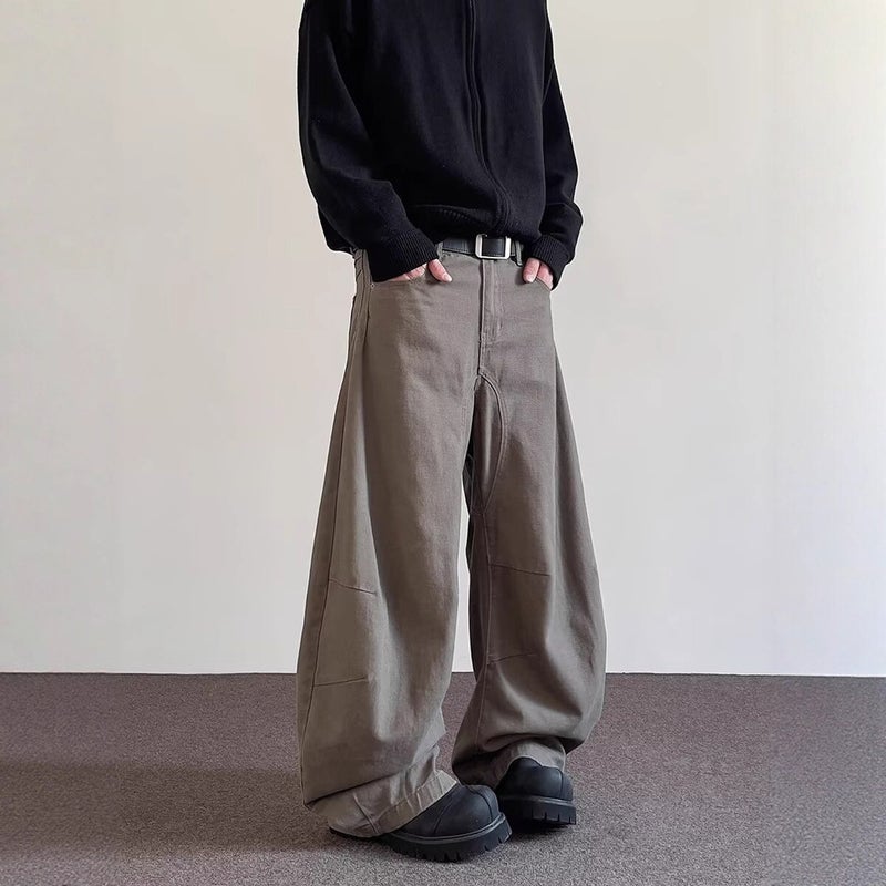 Unisex Classic Denim Jeans Loose Fit Daily Outdoor Wear - Image 1