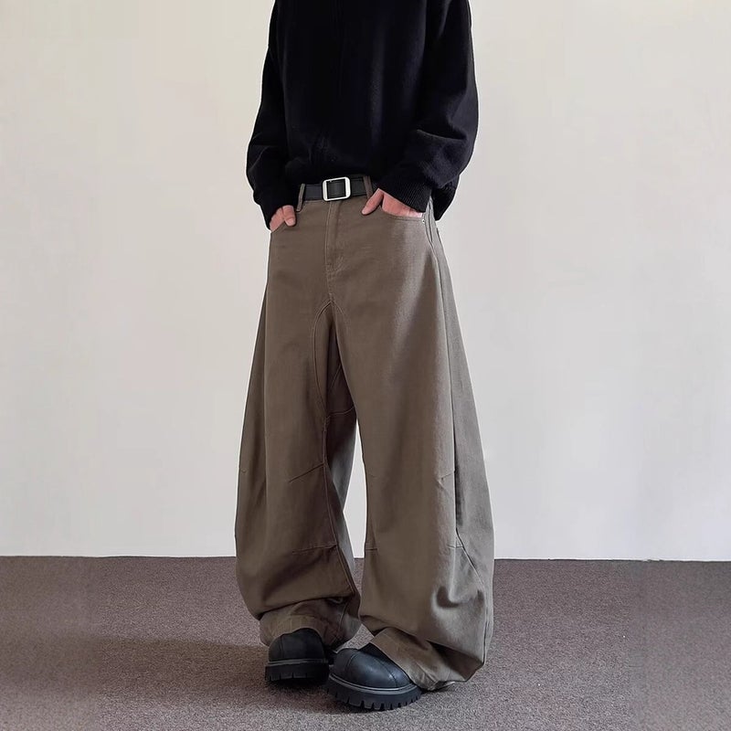 Unisex Classic Denim Jeans Loose Fit Daily Outdoor Wear - Image 3