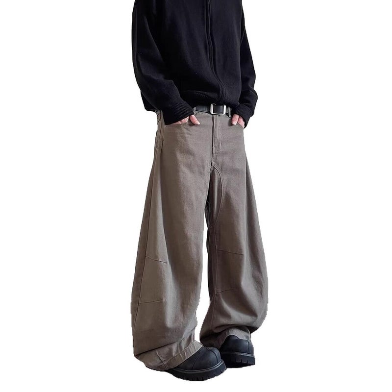 Unisex Classic Denim Jeans Loose Fit Daily Outdoor Wear - Image 4