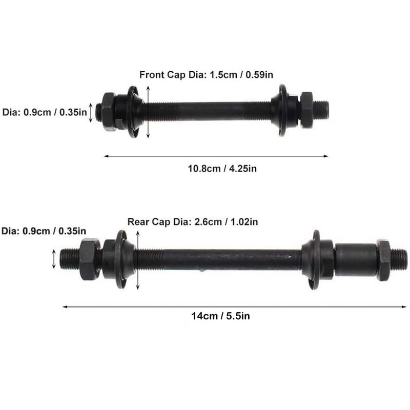 CYSKY Bike Axle Cysky Quick Release Skewer Front Rear Bicycle Axle Wheel Hub Fit For Road Bike  Mountain Bike  Mtb  Bmx (1 Pair) - Image 3