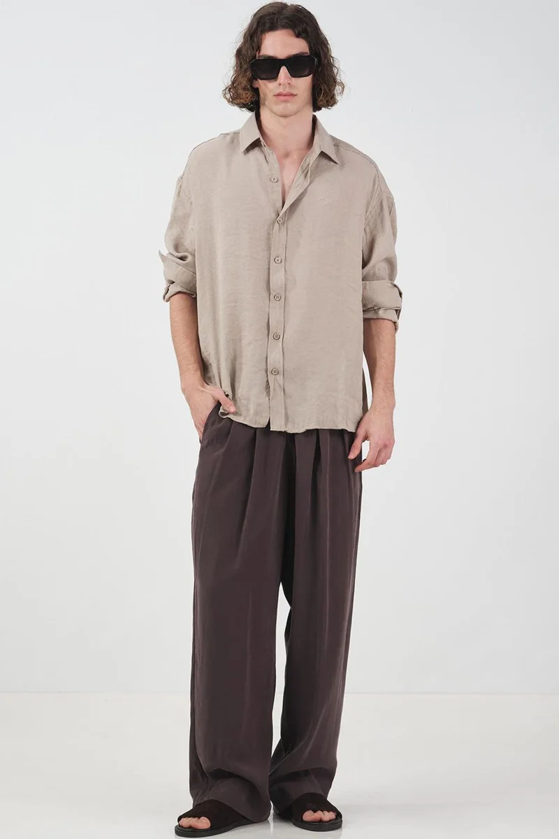 Giesto Stone Natural GIESTO Men's Shirt for Men | Best Price UAE