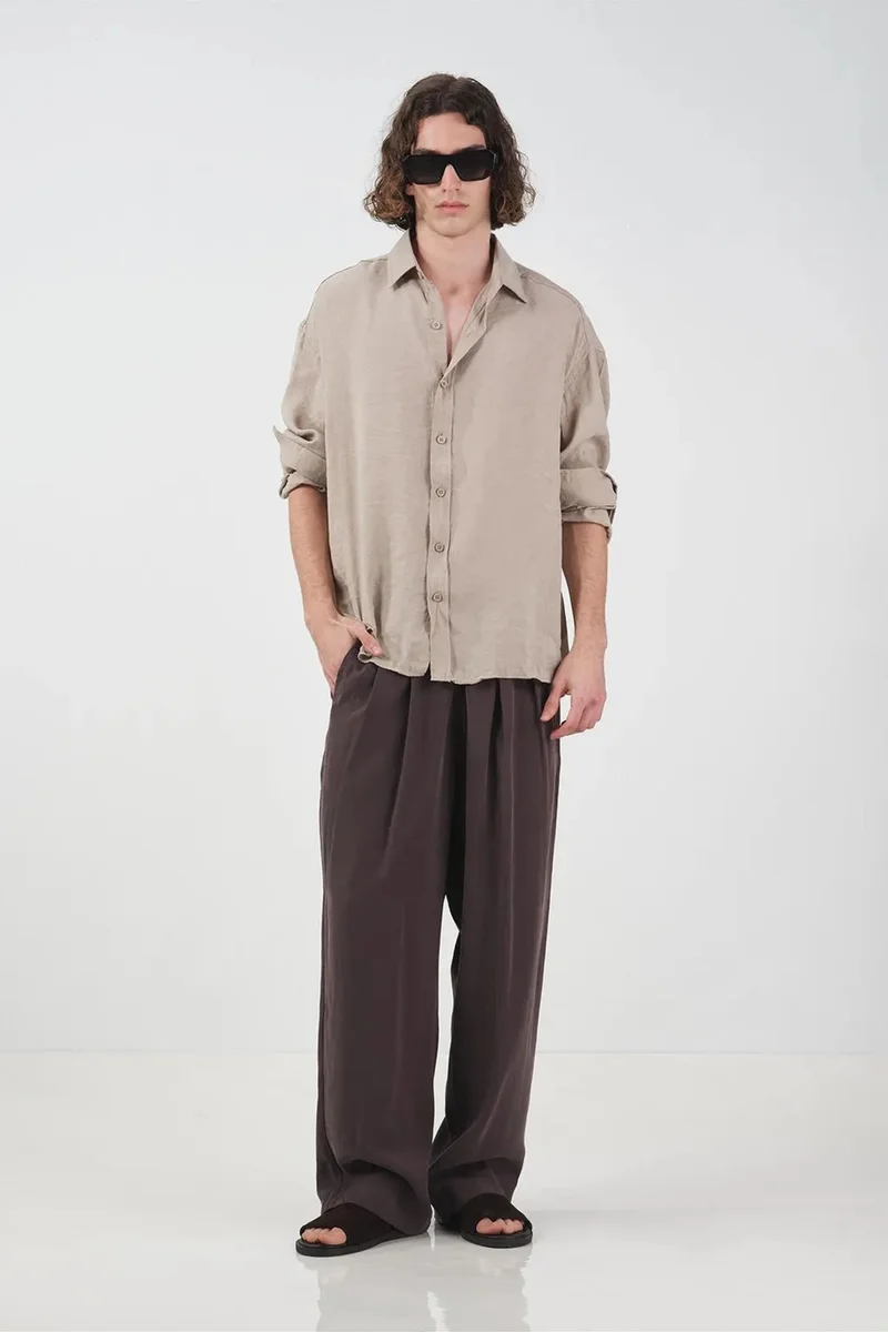 Giesto Stone Natural GIESTO Men's Shirt for Men | Best Price UAE