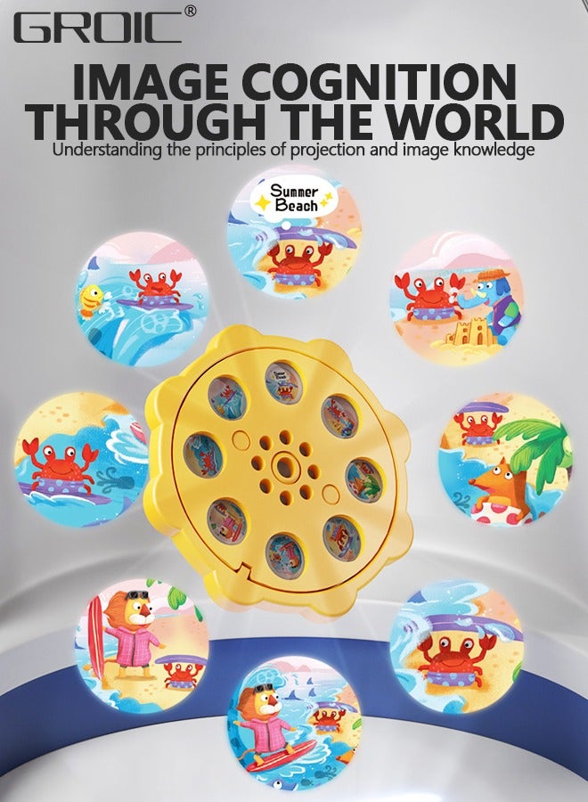 GROIC Little Experimenter Telescope for Kids, Children Telescope + Projector and 48 Space Images, Including Educational Activity Book, Great Educational and Space Toy for Kids - Image 5