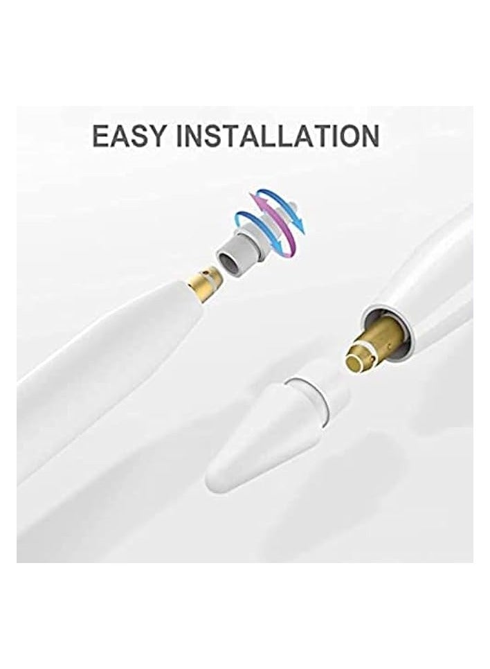 بروماس نصائح بديلة متوافقة مع قلم الرصاص لقلم Apple الجيل الأول / الثاني، طرف iPencil عالي الحساسية لجهاز iPad Pro يدعم التشغيل الحساس للضغط - Image 3