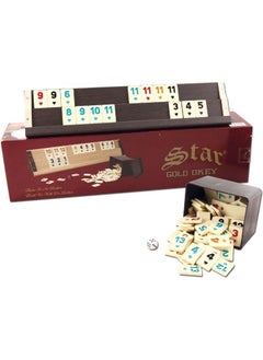 Star Gold Wooden Rummy Set  - Image 1