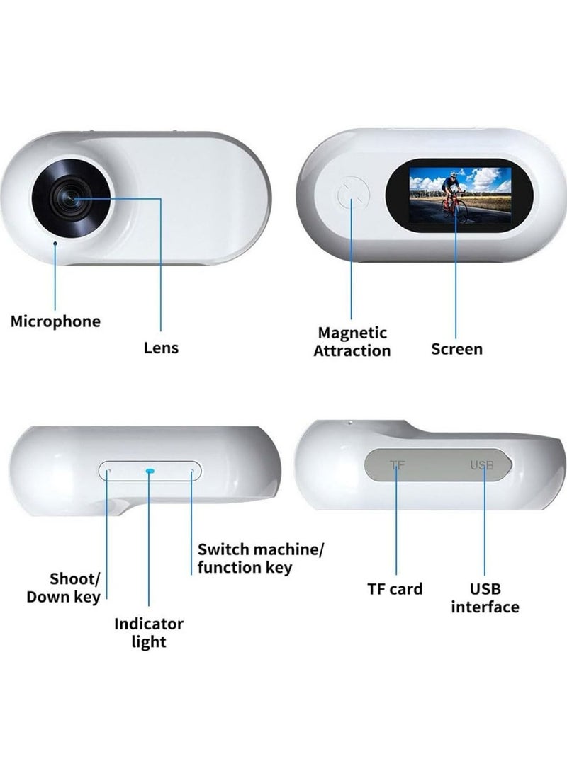 Generic - Panoramic Action Camera 360 Degree Motion Sensor Wide Wheel 64g Super Memory Bike Recorder For Living Room - Image 1