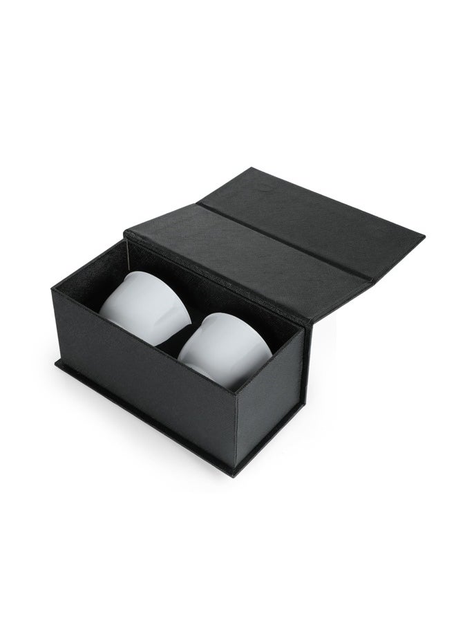 Hans Larsen GAHWA - Gift Set of 2 Premium Arabic Coffee Cups - White  - Image 1