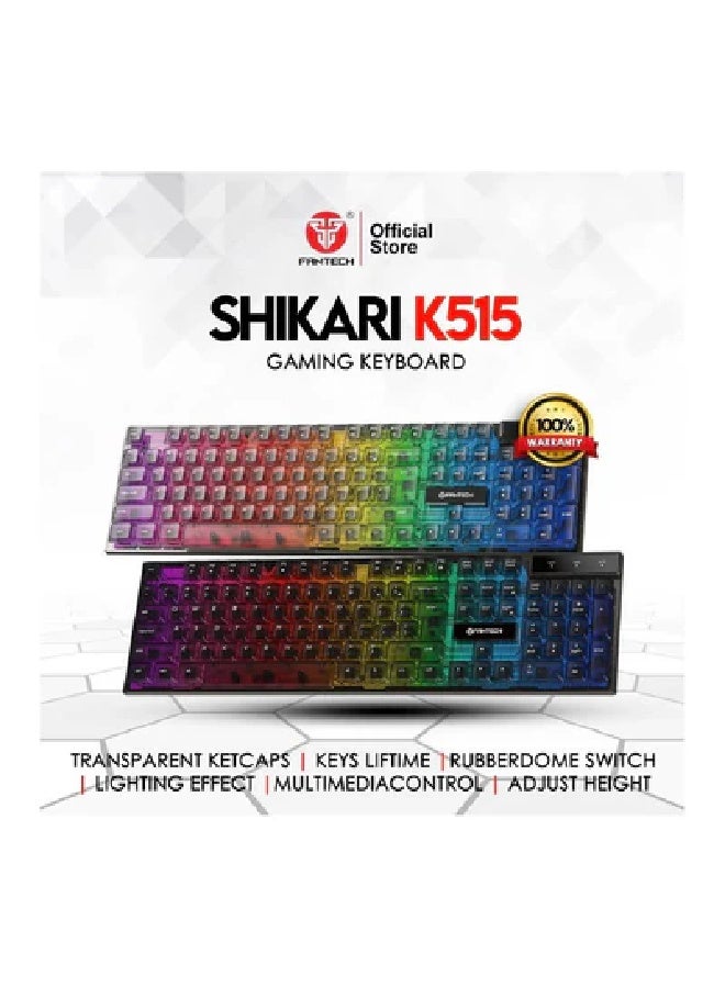 فانتيك لوحة مفاتيح الألعاب السلكية Shikari K515 - Image 3