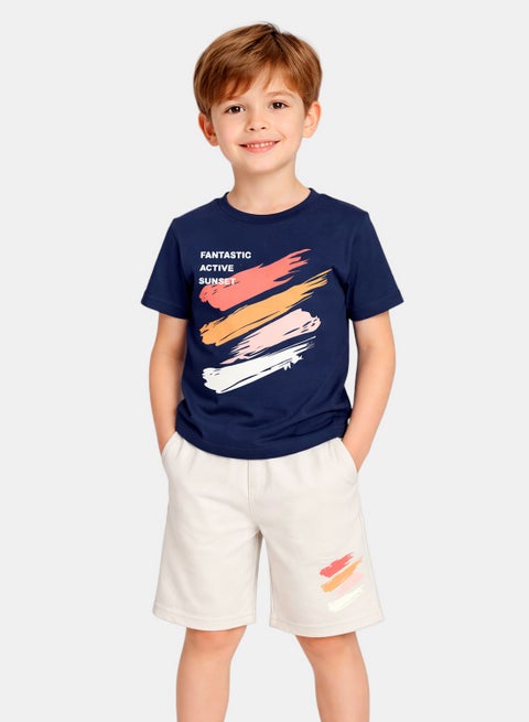 Boys 2 Piece Set T-shirt + Short