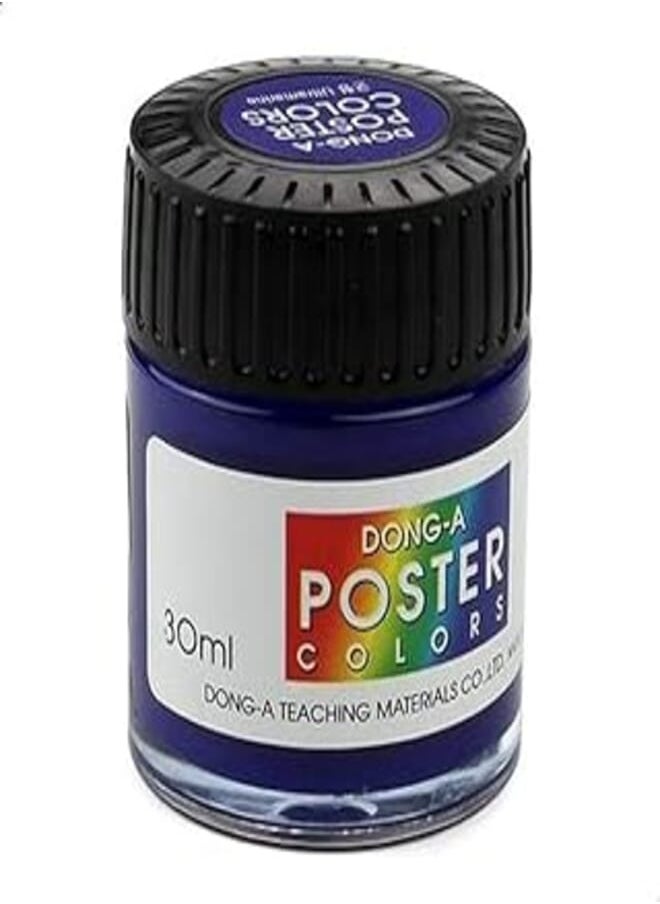 Dong-A - Dong-A Gouache Poster Color Paint 30 ml, Blue - Image 1