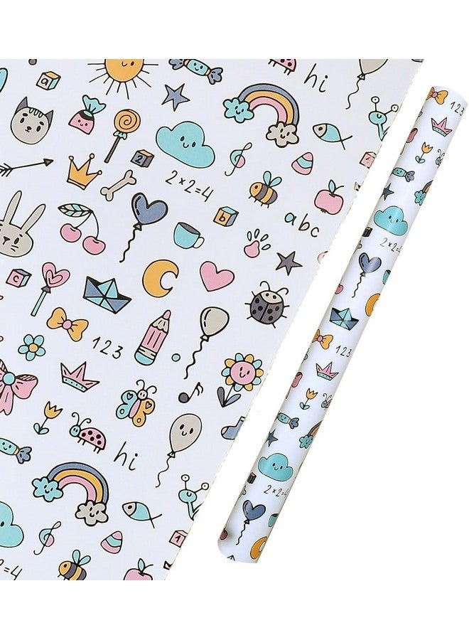 Skywalk Gift Wrapping Paper Sheets Set of 25 (Size-19.5 x 29.5), Perfect for Wrapping Gifts for Your Loved Ones SWGP-97