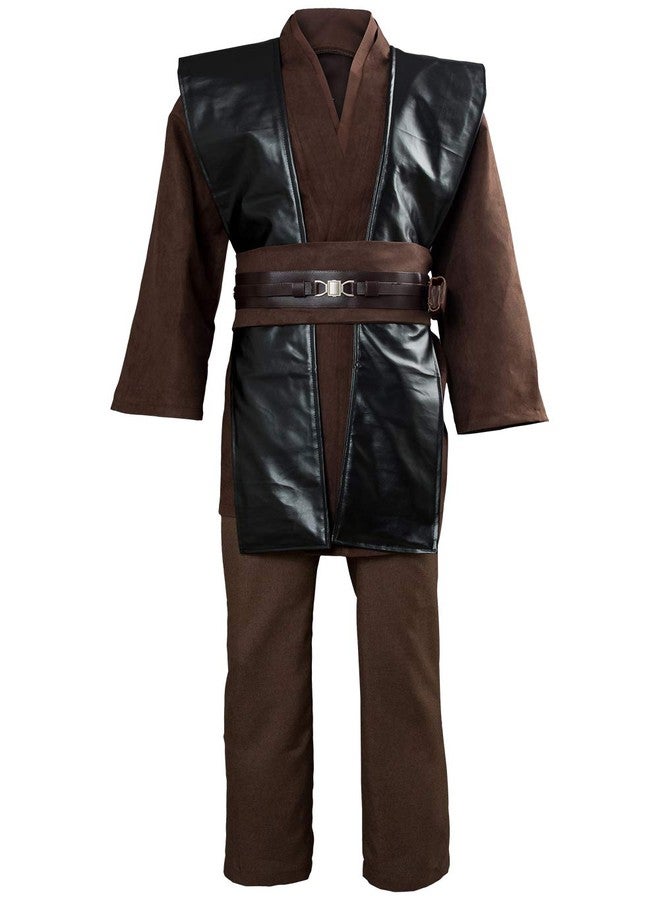 ClSSTEV Tunic Costume Mens Halloween Cosplay Costume Tunic Robe Full Set (Large, Anakin(Set)) - Image 2