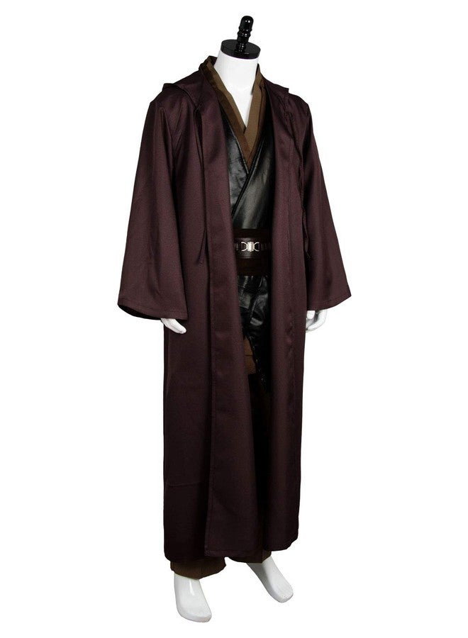 ClSSTEV Tunic Costume Mens Halloween Cosplay Costume Tunic Robe Full Set (Large, Anakin(Set)) - Image 3
