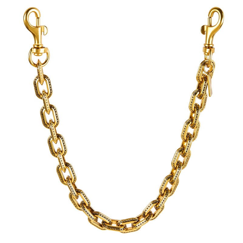 Weixiltc Bag Charm Chains for Women, Cute Purse Extender Chain, Punk Charm Pants Link Chain for Girls (Metal-Gold) - Image 1