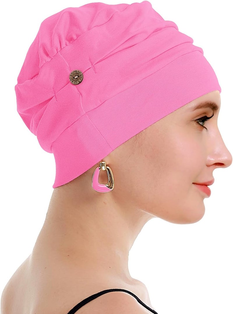 osvyo Cotton Chemo Turbans for Women Cancer Hairloss hat - Cotton Lightweight Headwear Sealed Packaging - Image 5