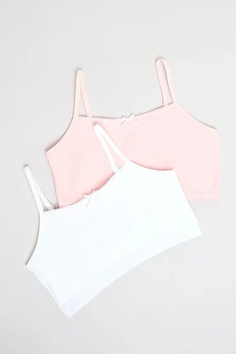 R&B 2 Pack Solid Bralettes