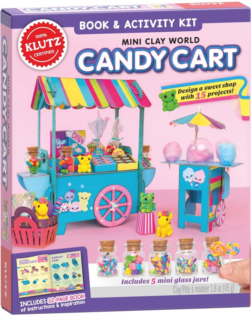 Klutz Mini Clay World Candy Cart Craft Kit - Image 2
