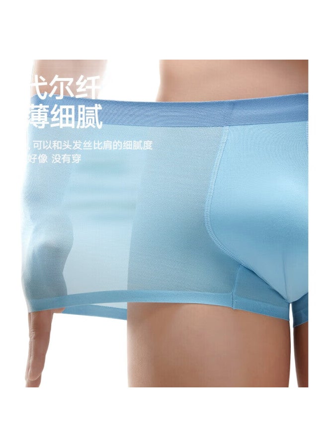 HLA [Silky Seamless] Men'S Underwear, Modal 50% Spandex, 5A Antibacterial Breathable Boxer Briefs, 3-Pack - Image 1