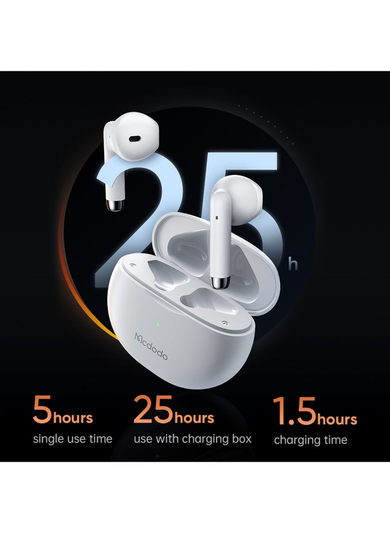 مكدودو Mcdodo سماعات أذن لاسلكية (TWS) B01 بلوتوث 5.0، صوت عالي الدقة، وقت تشغيل 25 ساعة - Image 3