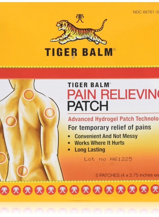 Pain Relieving Patch Non-Staining 4x2.75 in - 5 - Patch